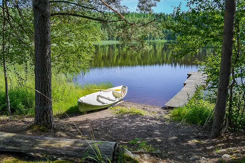 Kuhmoinen mökkiranta