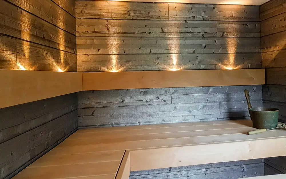 Lomahuvila Metson upea sauna
