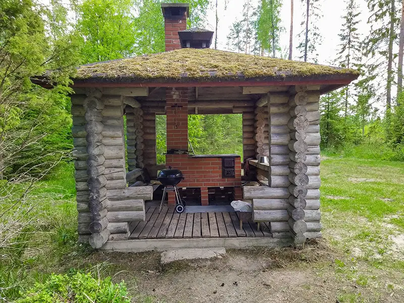 Grill shelter at Mikko cottage in Hankasalmi