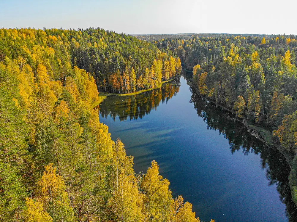 Syksymaisema ilmasta