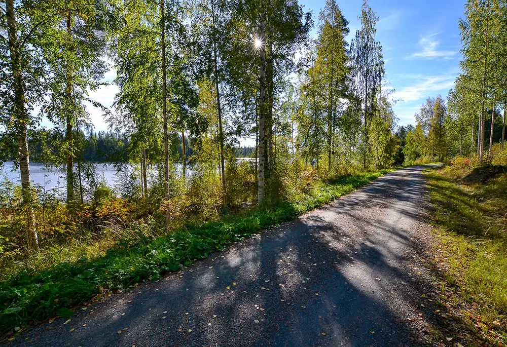 Tahko Hills mökkikylän ranta